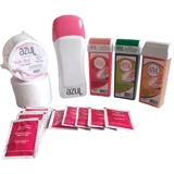 Azul 1+1 Roll-On Ağda Makinesi + 3xKartuş Ağda + Ağda Bezi + 10xTemizleme Mendili