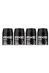 Axe Black Pudrasız Ter Önleyici Sprey Erkek 4x150 ml