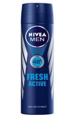 Nivea Fresh Active Pudrasız Ter Önleyici Antiperspirant Sprey Erkek 150 ml