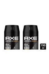 Axe Leather & Cookies Pudrasız Ter Önleyici Sprey Erkek 2x150 ml
