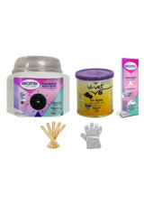 Ekamix 1+1 Kazanlı Ağda Makinesi + Naturel Sir Ağda + Spatula + Eldiven + Ağda Bezi