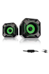Mikado MD177 USB Kablolu Mini 1+1 Bilgisayar Hoparlörü Yeşil