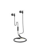 Zore Zr-Hp02 Android iOS Uyumlu Tek Mikrofonlu Silikonlu Kablolu Kulak içi Bluetooth Kulaklık Siyah