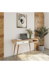 Bimossa S5120 Janus Çekmeceli Yonga Levha Çalışma Masası Ceviz