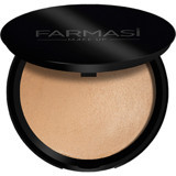 Farmasi 02 Tüm Ciltler İçin Yağsız Mineralli Terracotta Işıltılı Kompakt Pudra Orta