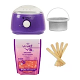 Semsa 1+1 Boncuk Ağda Makinesi + Pudralı Boncuk Azulen Ağda + Spatula