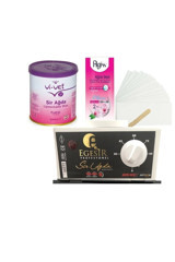 Egesir 1+1 Kazanlı Ağda Makinesi + Sir Ağda + Ağda Bezi + Spatula