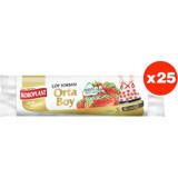 Koroplast Çilek Kokulu Büzgülü Orta Boy 55x60 cm Çöp Poşeti 20x25 Adet Beyaz