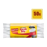 Koroplast Küçük Boy 40x50 cm Çöp Poşeti 30x50 Adet Beyaz