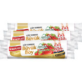 Koroplast Çilek Kokulu Büzgülü Büyük Boy 65x70 cm Çöp Poşeti 10x3 Adet Beyaz