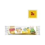 Koroplast Limon Kokulu Büzgülü Büyük Boy 65x70 cm Çöp Poşeti 10x3 Adet Sarı
