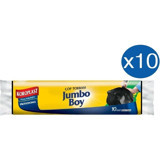 Koroplast Jumbo Boy 80x110 cm Çöp Poşeti 10x10 Adet Siyah