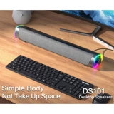 Lenovo DS101 6 W 80 dB Kablolu USB 2.0 Soundbar Gri