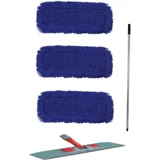 Zengin Çarşım Çift Tuşlu Orlon 50 cm 2'li Mop Seti Lacivert