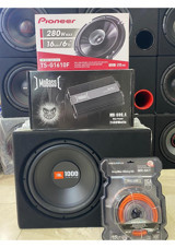 JBL Cs-1214 1000 W Subwoofer Siyah + Pioneer 4 Kanallı Anfi + 16 cm Hoparlör