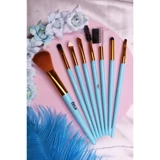 Izla 8'li Allık Eyeliner Far Makyaj Fırça Seti
