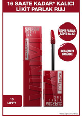 Maybelline New York Super Stay 10 Lippy Nemlendiricili Dudak Parlatıcısı Kırmızı