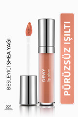 Flormar Dewy Lip Glaze 004 Undressed Nemlendiricili Dudak Parlatıcısı Pembe