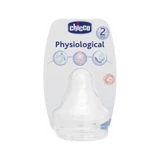 Chicco Physiological 81627 Silikon 2 Ay+ Orta Akışlı Geniş Ağızlı Biberon Emziği