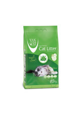 Van Cat Aloe Vera Kokulu Topaklanan İnce Taneli Bentonit Kedi Kumu 12 lt