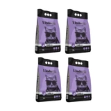 Lindo Cat Lavanta Kokulu Topaklanan İnce Taneli Bentonit Kedi Kumu 4x10 lt