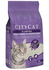 City Cat Lavanta Kokulu Topaklanan İnce Taneli Bentonit Kedi Kumu 10 lt