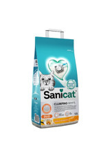 Sanicat Vanilya ve Mandalina Kokulu Topaklanan İnce Taneli Bentonit Kedi Kumu 10 lt