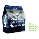 Gattino Marsilya Sabunu Kokulu Topaklanan İnce Taneli Bentonit Kedi Kumu 10 lt