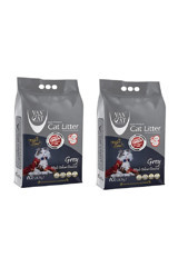 Van Cat Kokusuz Topaklanan Kalın Taneli Aktif Karbonlu Bentonit Kedi Kumu 2x10 lt