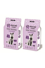 Magicsand Lavanta Kokulu Topaklanan İnce Taneli Bentonit Kedi Kumu 2x10 lt