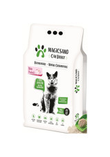 Magicsand Bebek Pudrası Kokulu Topaklanan İnce Taneli Bentonit Kedi Kumu 20 lt