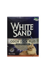 White Sand Odor Lock PLus Topaklanan İnce Taneli Bentonit Kedi Kumu 6 lt