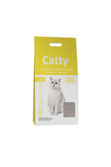 Catty Vanilya Kokulu Topaklanan İnce Taneli Bentonit Kedi Kumu 10 lt