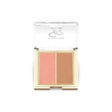 Golden Rose Iconic Blush Duo 01 Rose Nude Işıltılı Toz Allık