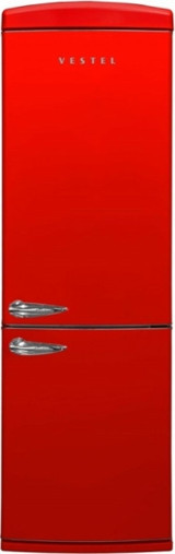 Vestel Retro NFK37201 Çift Kapılı No Frost F 331 lt Alttan Donduruculu Solo Buzdolabı