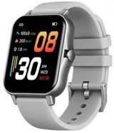 Robor GTS2 Su Geçirmez 44.5 mm Silikon Kordon Kare Tansiyon Ölçen Unisex Akıllı Saat Gri