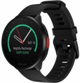 Polar Pacer GPS 45 mm Silikon Kordon Daire Unisex Akıllı Saat Siyah