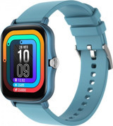 Inteya HiWatch Su Geçirmez Silikon Kordon Kare Unisex Akıllı Saat Mavi