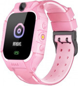 Smartberry Z2 GPS Silikon Kordon Kare Kameralı Çocuk Akıllı Saat Pembe