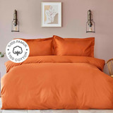 Karaca Home Pamuk Dört Mevsim 160 x 220 cm Düz Tek Kişilik Nevresim Takımı Kiremit