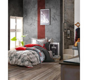 Cotton Box Ranforce Kışlık 160 x 220 cm Genç Tek Kişilik Nevresim Takımı Kırmızı