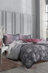 Özdilek Ranforce Kışlık 160 x 220 cm Çiçekli Tek Kişilik Nevresim Takımı Mor