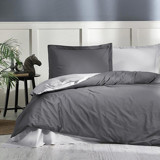 Özdilek Ranforce Kışlık 160 x 220 cm Düz Tek Kişilik Nevresim Takımı Gri