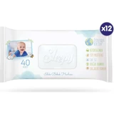 Sleepy Bio Natural 40 Yaprak 12'li Paket Islak Mendil