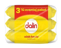 Dalin 56 Yaprak 3'lü Paket Islak Mendil