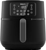Philips Essential Dijital XXL 5000 Series HD9285/96 Airfryer 7.2 lt Tek Hazneli Izgara Yapan Sıcak Hava Fritözü Siyah