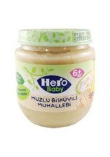 Hero Baby Tahıllı Bisküvili Muzlu Kavanoz Maması 120 gr