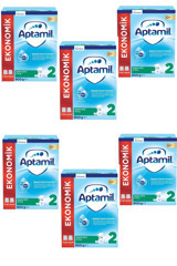 Aptamil Nutricia Probiyotikli 2 Numara Devam Sütü 6x900 gr