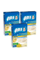Arı Gece Tahıllı Pirinç Unlu Probiyotikli Kaşık Maması 3x200 gr