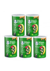 Gerber Tahıllı Organik Buğday Meyveli Pirinçli Bebek Atıştırmalığı 5x35 gr